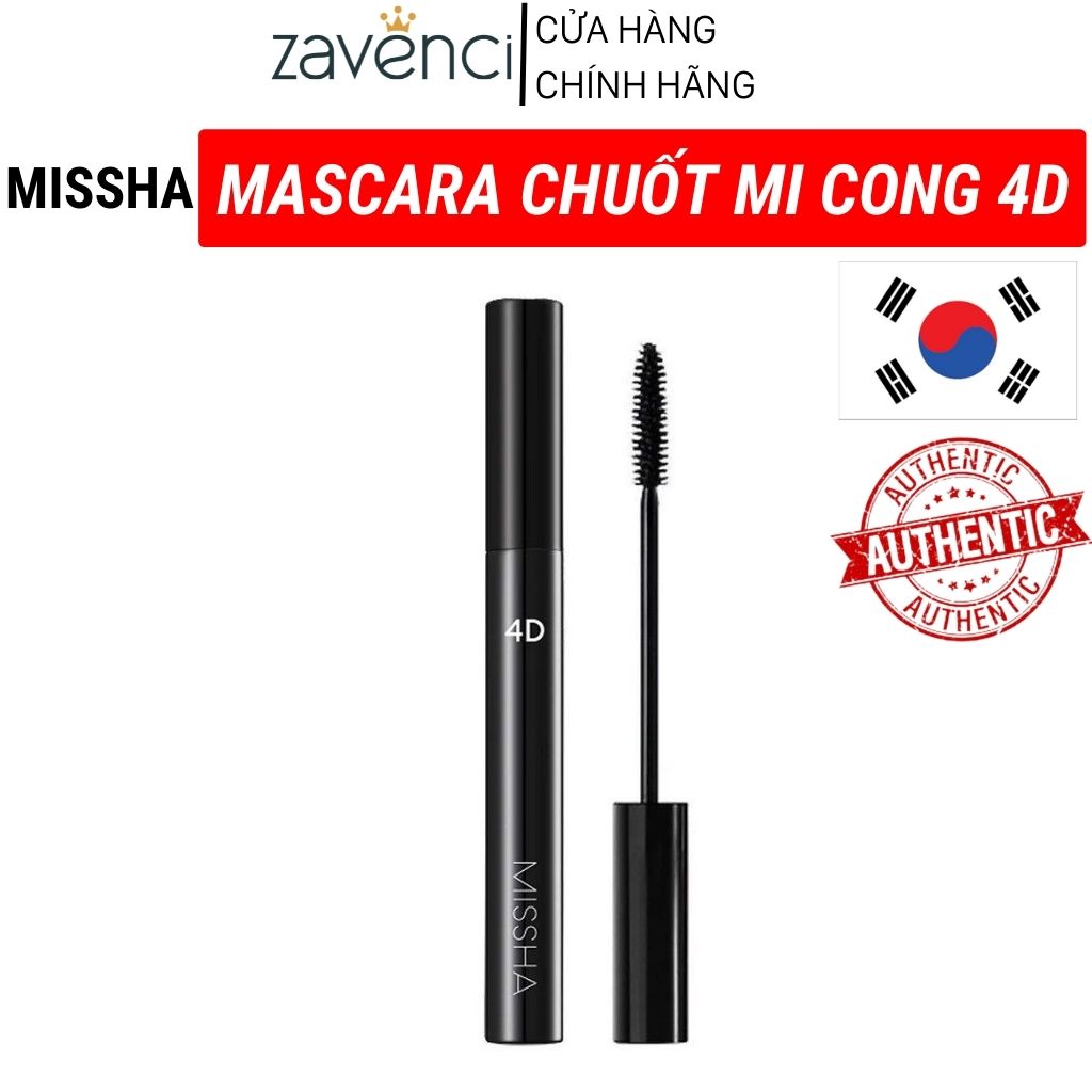 Mascara by Nongchat / Missha 4D chuốt mi làm dày cong dài mi The Style  Zavenci