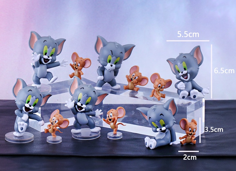 Set 6 models Tom & Jerry lovely