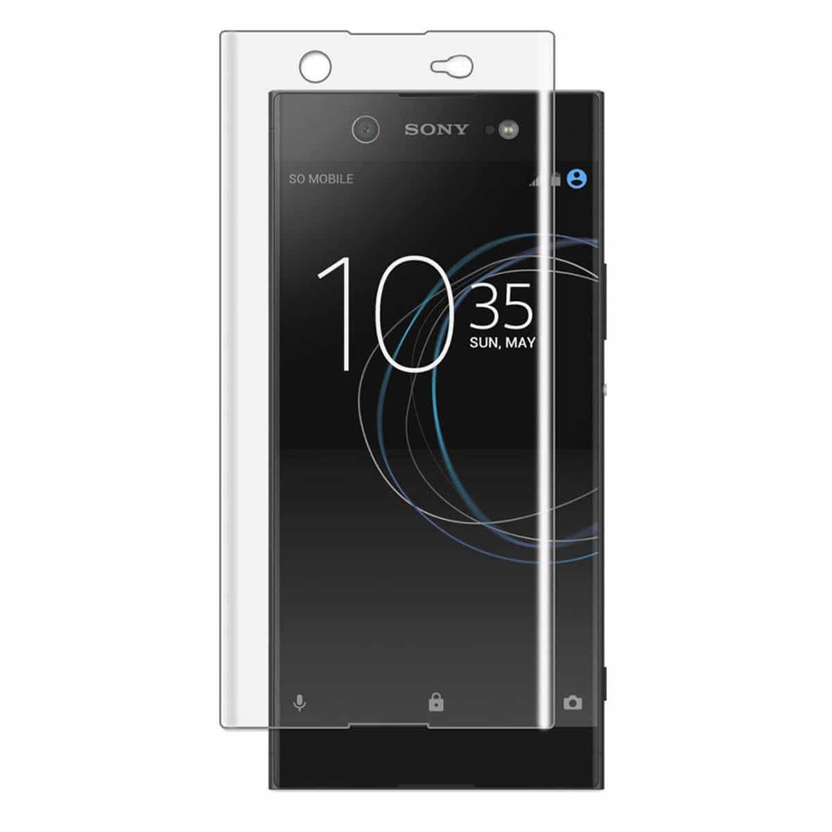 Kính cường lực trong suốt Sony Xperia XA1 Ultra (Kèm miếng lau)