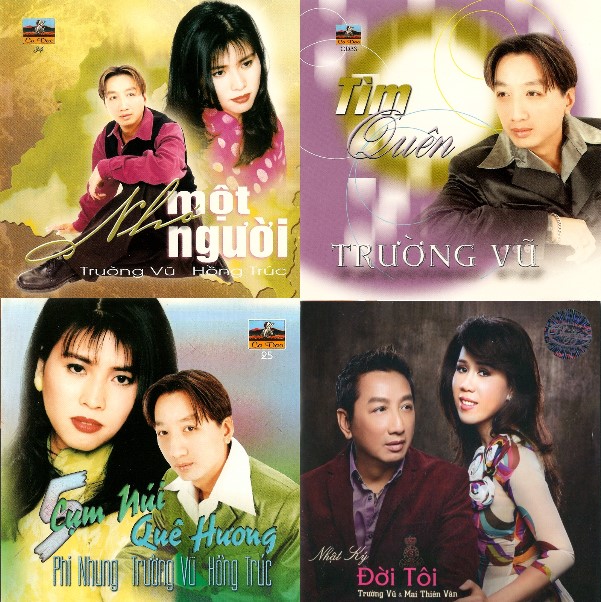 Bộ 4 đĩa cd trường vũ