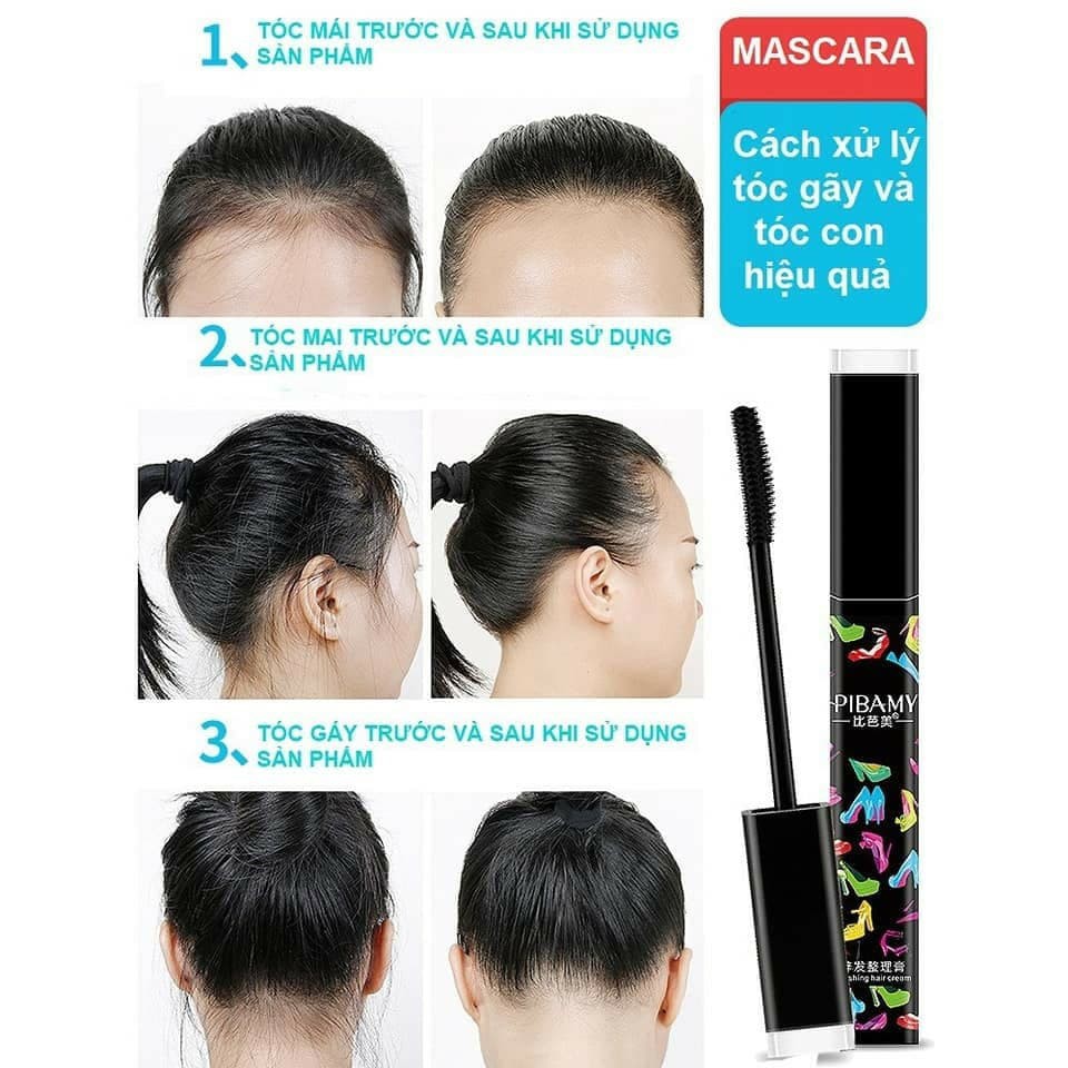 Lược CHẢI TÓC vào nếp giúp xử lý tóc con