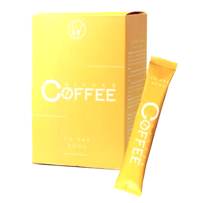 Cà Phê Gừng Giảm Cân Ginger Coffee LHV (Hộp 20 gói)
