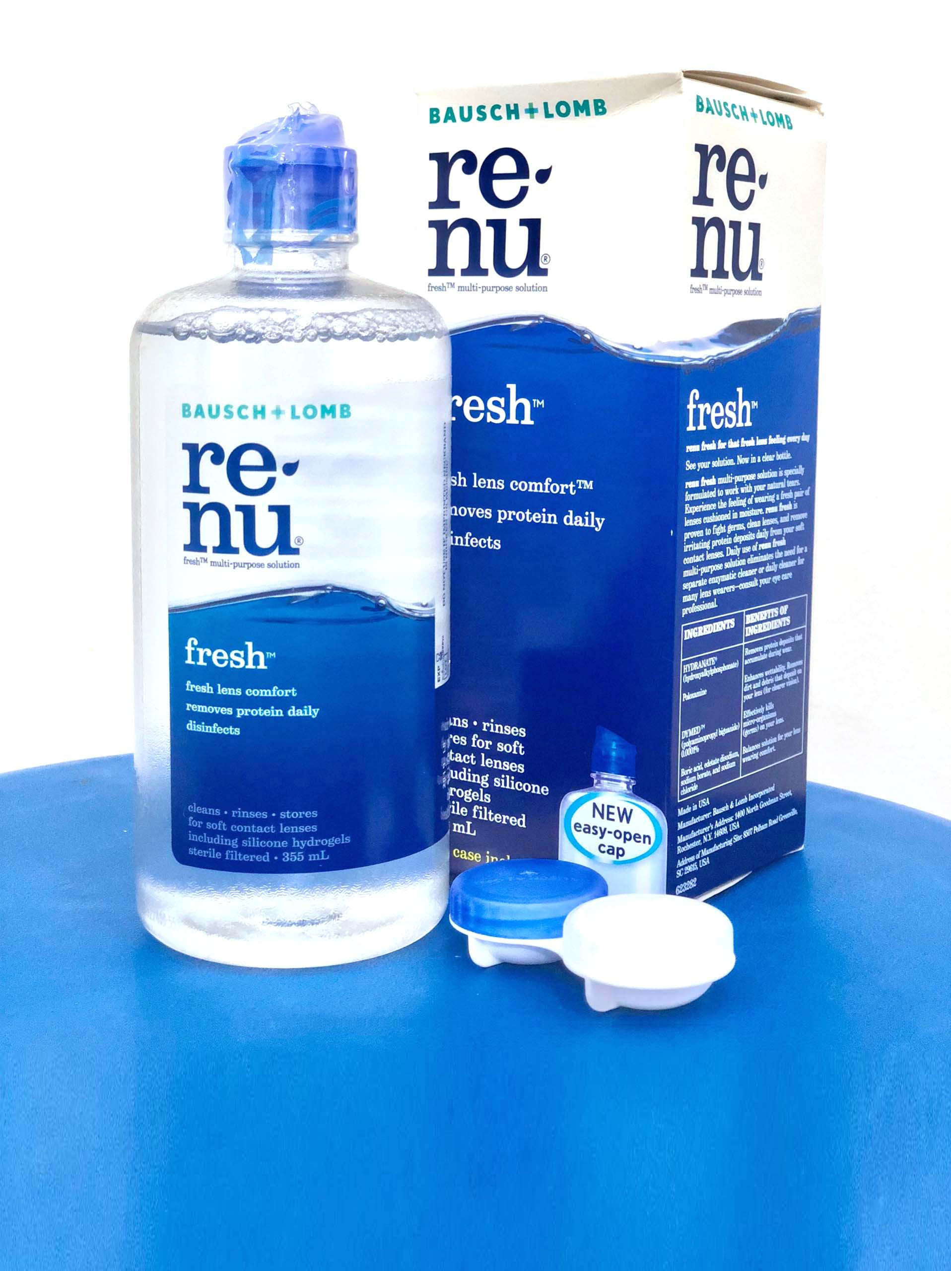 [HCM]Nước ngâm kính áp tròng RENU  355ml