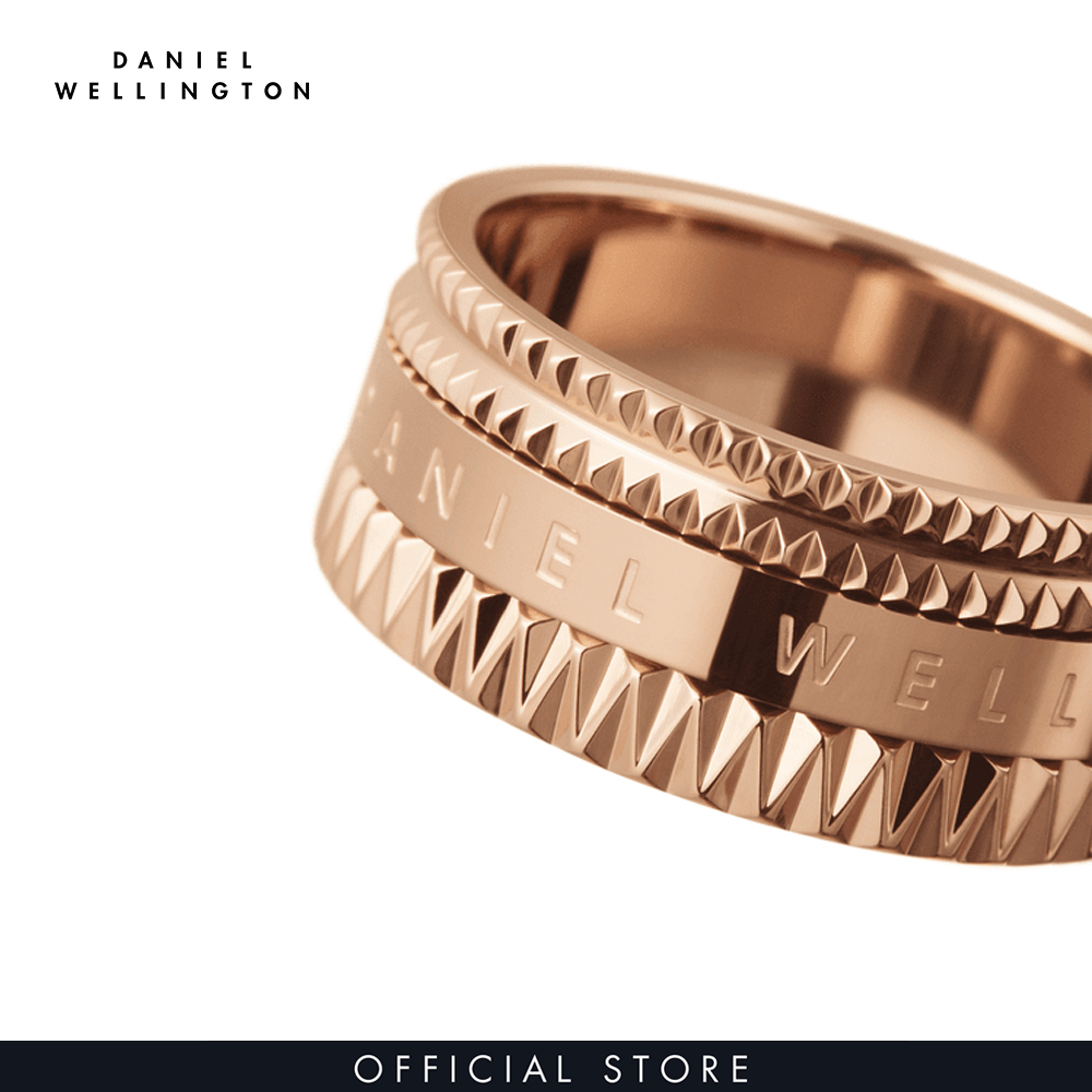 Nhẫn Daniel Wellington màu vàng hồng - Elevation Ring