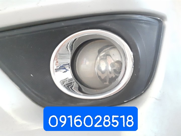 Bộ 2 ốp đèn gầm, đèn cản, đèn sương mù trước innova 2012 2013 2014 mạ crom loại bền