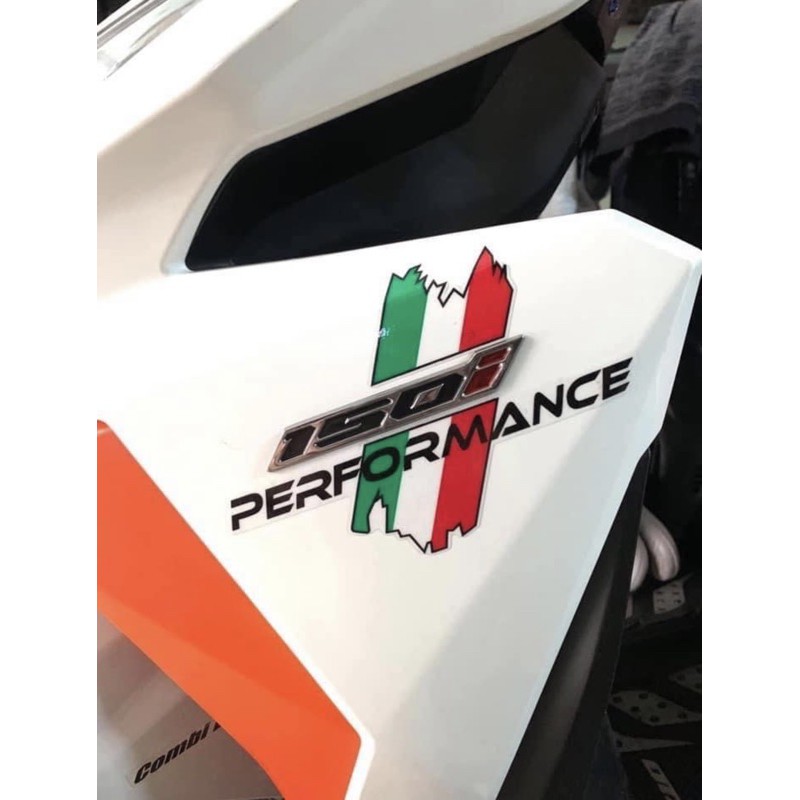 Tem sọc cờ ý PERFORMANCE New bao đẹp- chất- xịn (1 cặp)