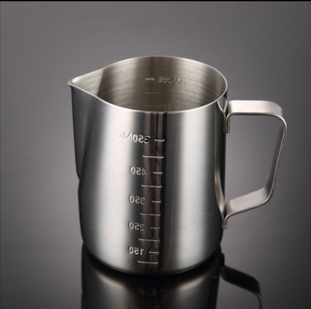Ca Đánh Sữa INOX  Có Vạch Chia Inox