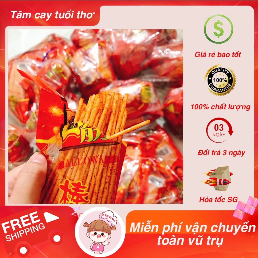 Tăm cay (1 gói) - Ăn vặt nội địa Trung