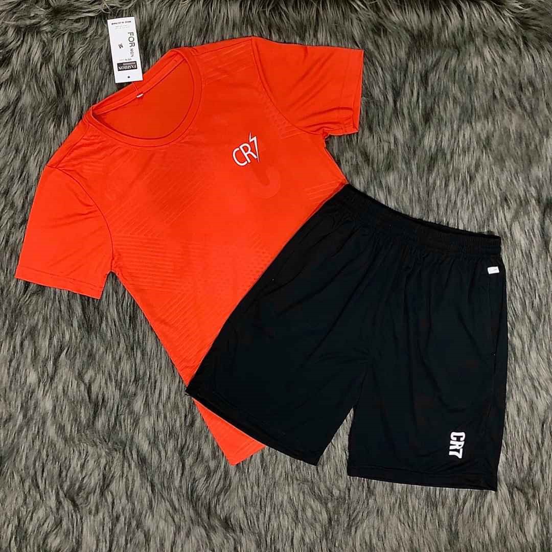 Bộ Thể Thao Nam Chất Thun Lạnh Co Giãn 4 Chiều CR7