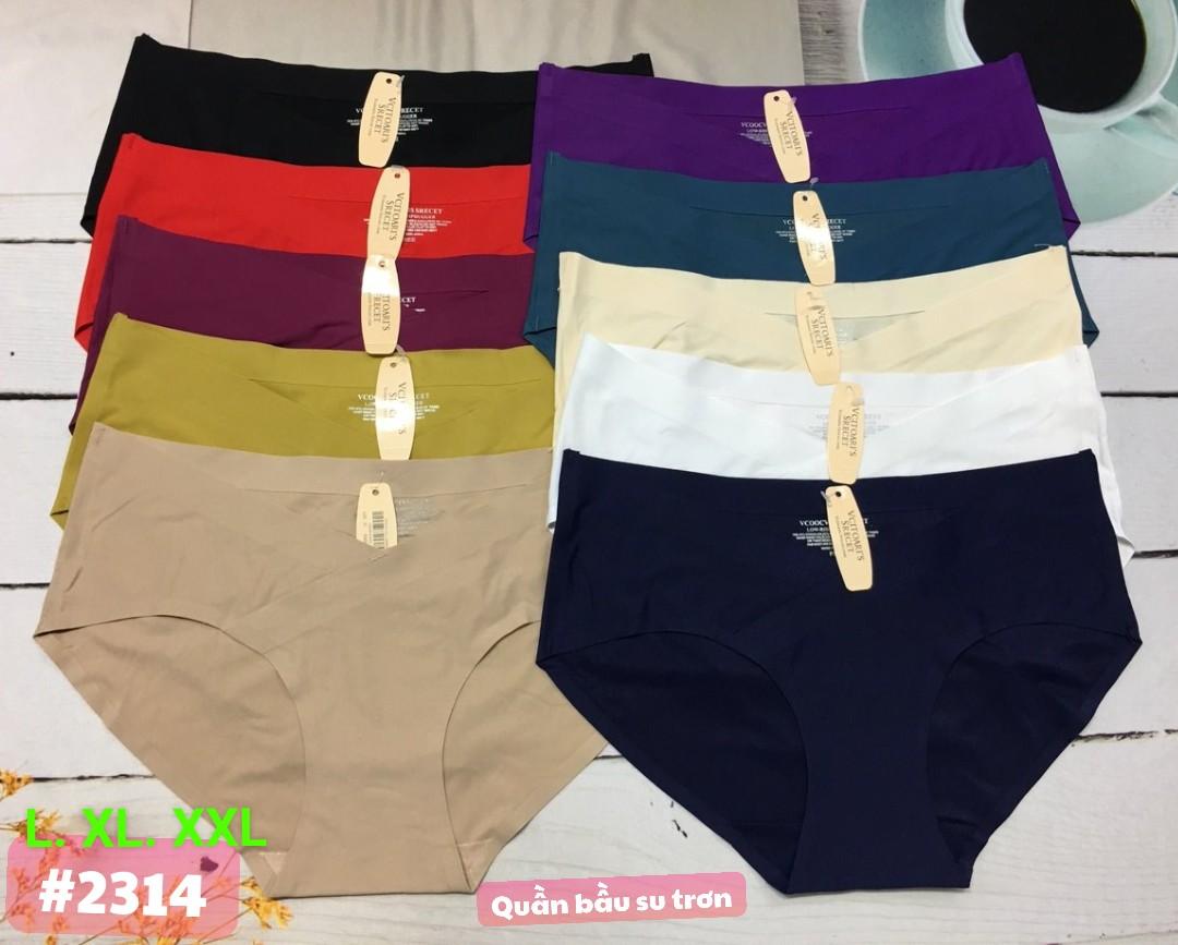 Combo 10  quần lót su cạp chéo dành cho mẹ bầu