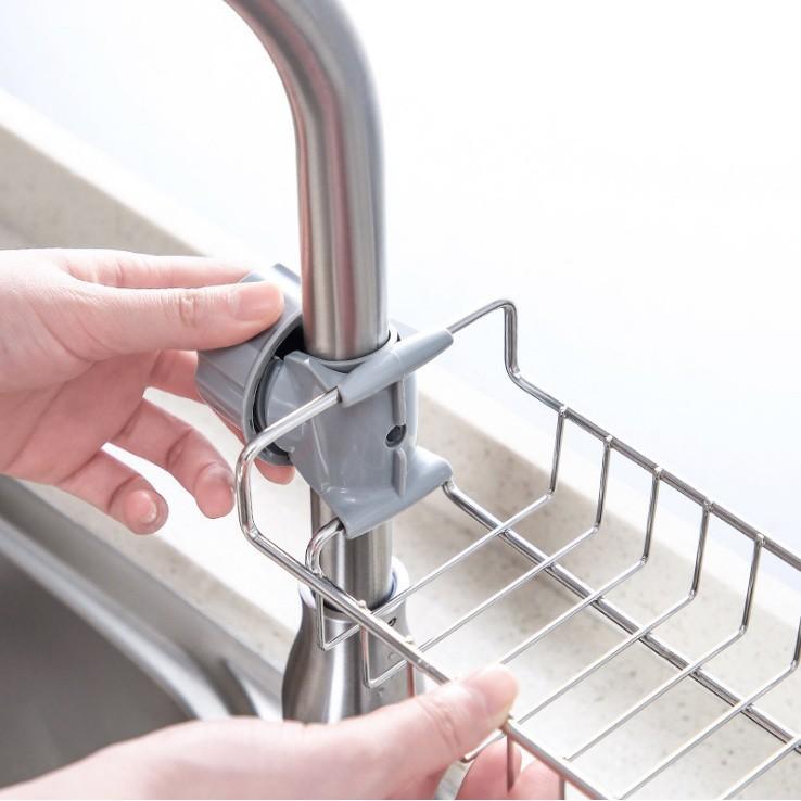 [HCM]Khay Inox Gắn Vòi Rửa Chén