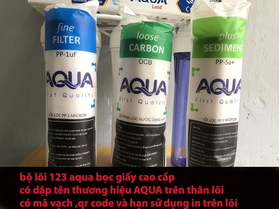 BỘ LÕI LỌC 123 AQUA LEAD