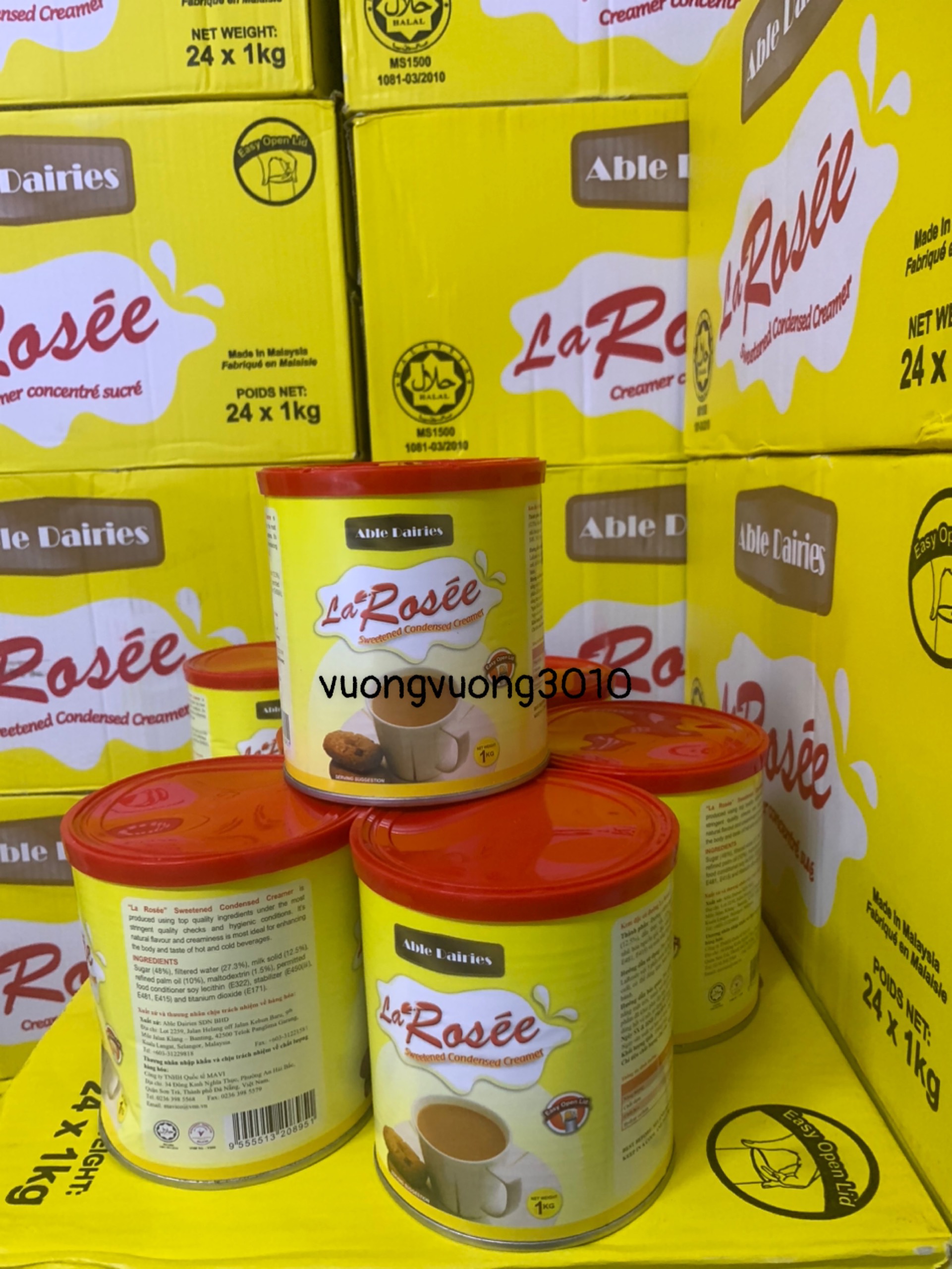 Sữa Đặc Lon La'Rosee La rosee Lon 1kg