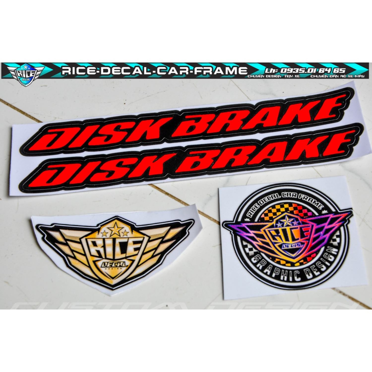 Tem Phuộc Disk Brake Cho xe máy (Rice)