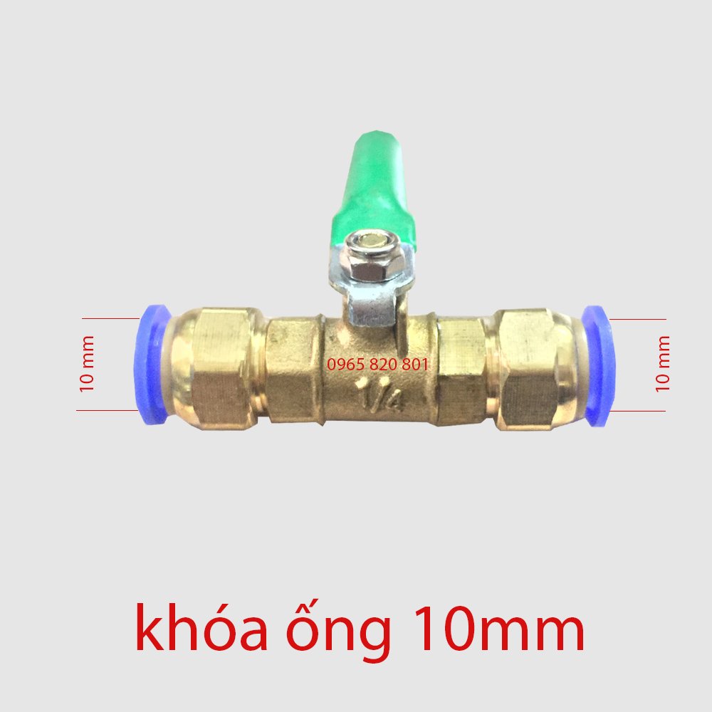 Khóa ống PU,PE 10mm