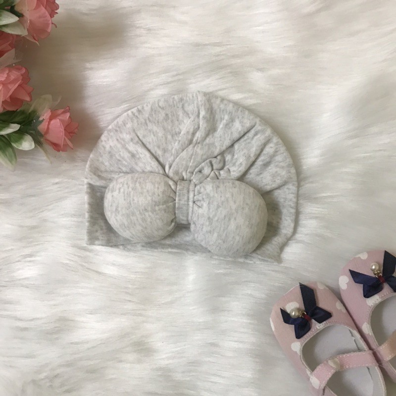 [HCM][Được chọn mẫu] Turban nón cotton cho bé gái