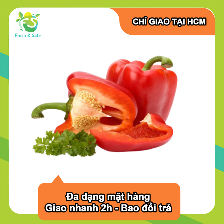 [Chỉ Giao HCM] Ớt Chuông Đỏ - trái 150-200g