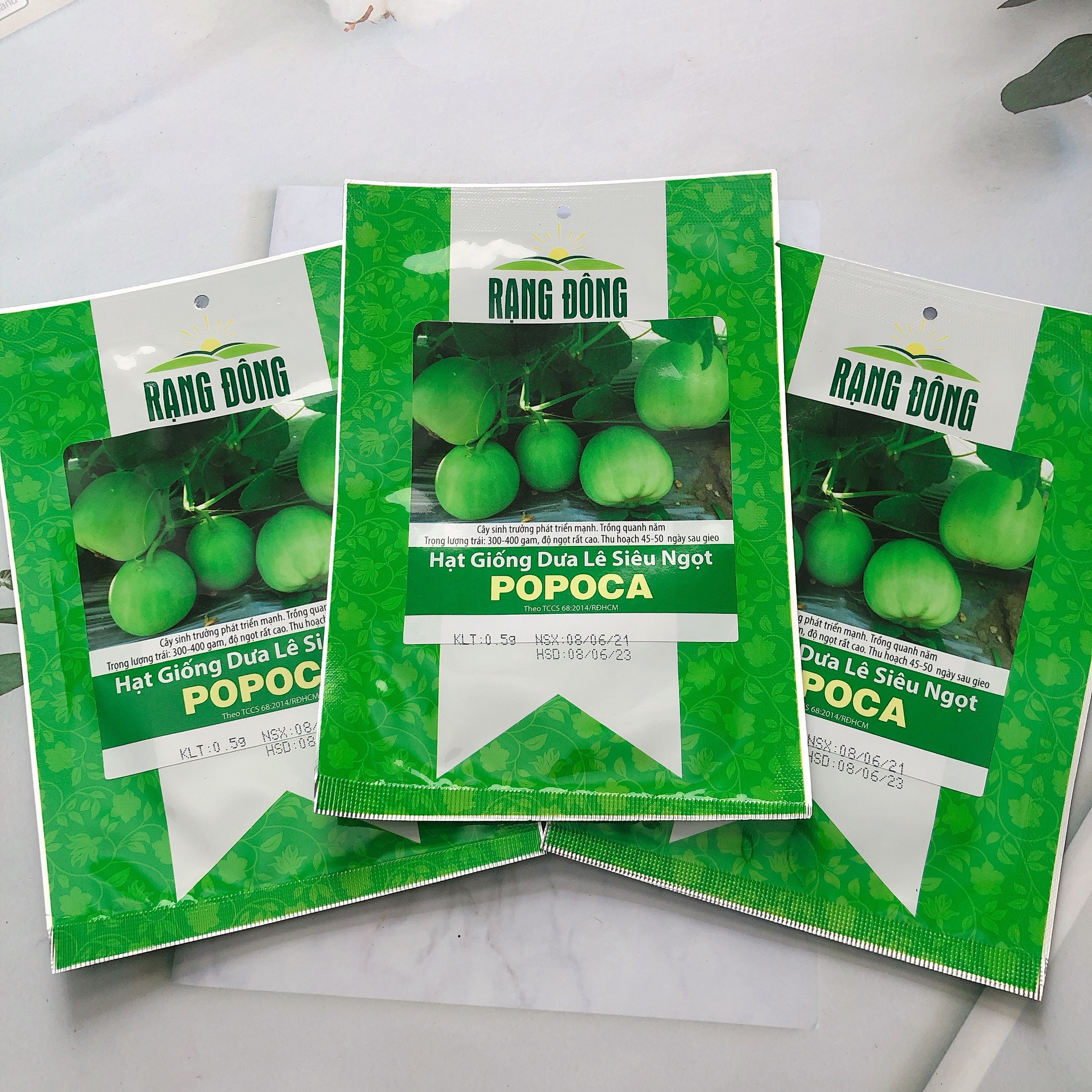 Hạt giống dưa lê Popoca RD gói 0.5gr