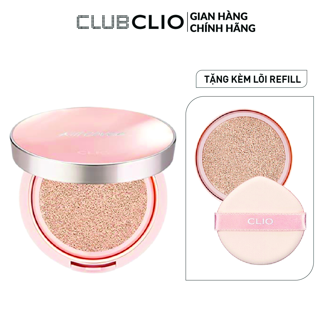 Phấn Nước Căng Mướt Da Clio Kill Cover Glow Fitting Cushion Spf50+ Pa+++ (15Gx2)