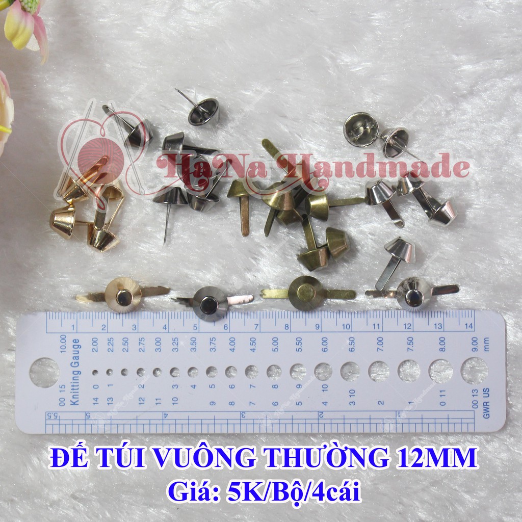 Đế Túi Vuông Thường 12mm gắn túi xách