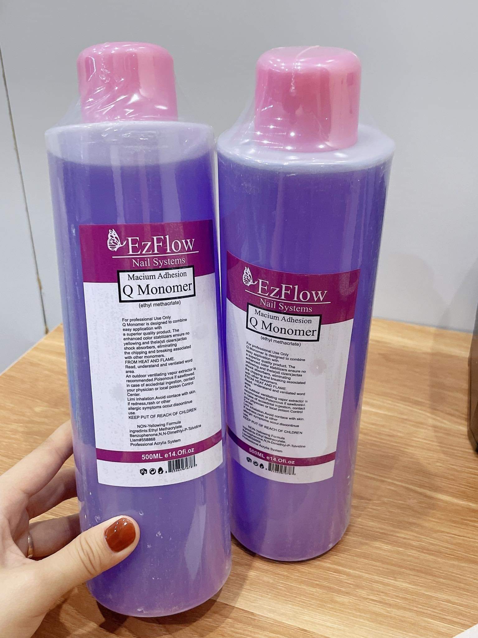 Lưu huỳnh tím ezflow đắp bột móng150ml - 1000ml