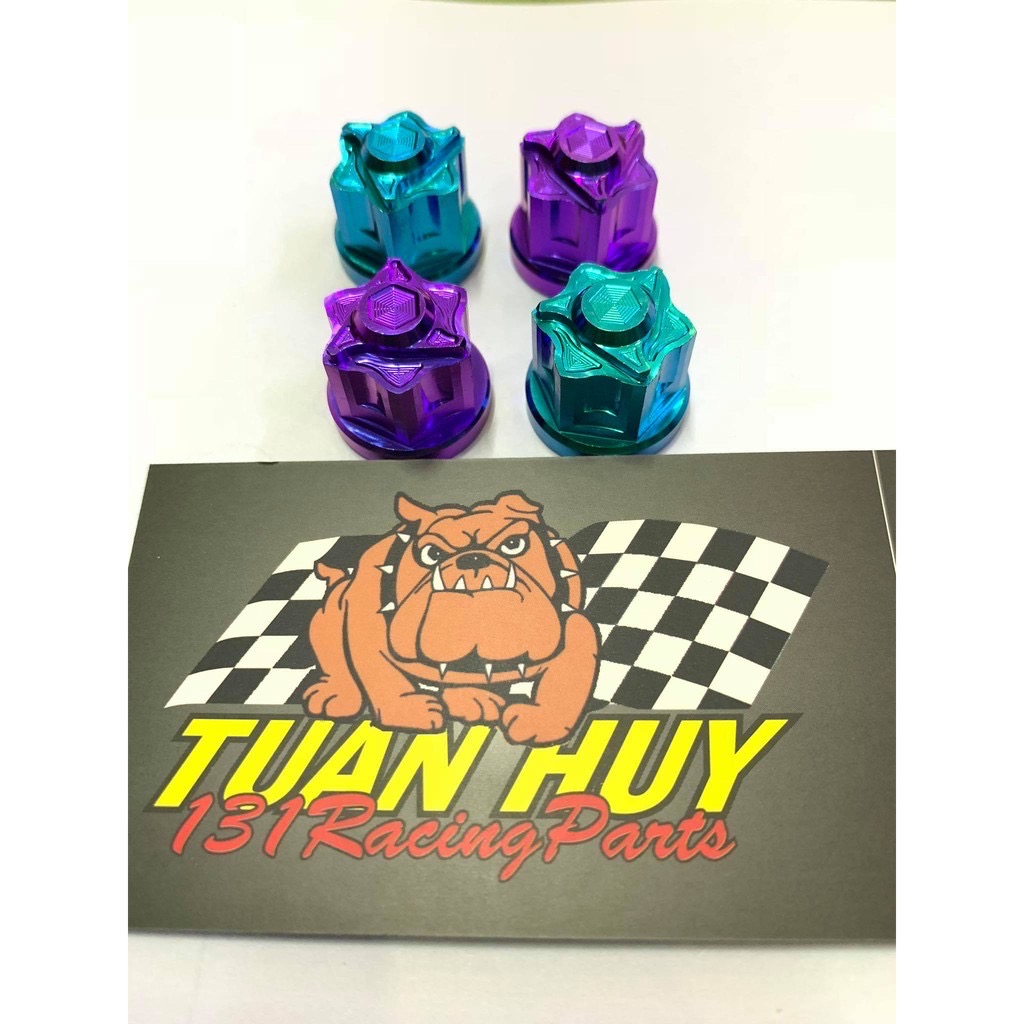 (Tán Bít Titan) Tán đầu bít Titanium Gr5 10li 12li 14li đầu bít mẫu mới