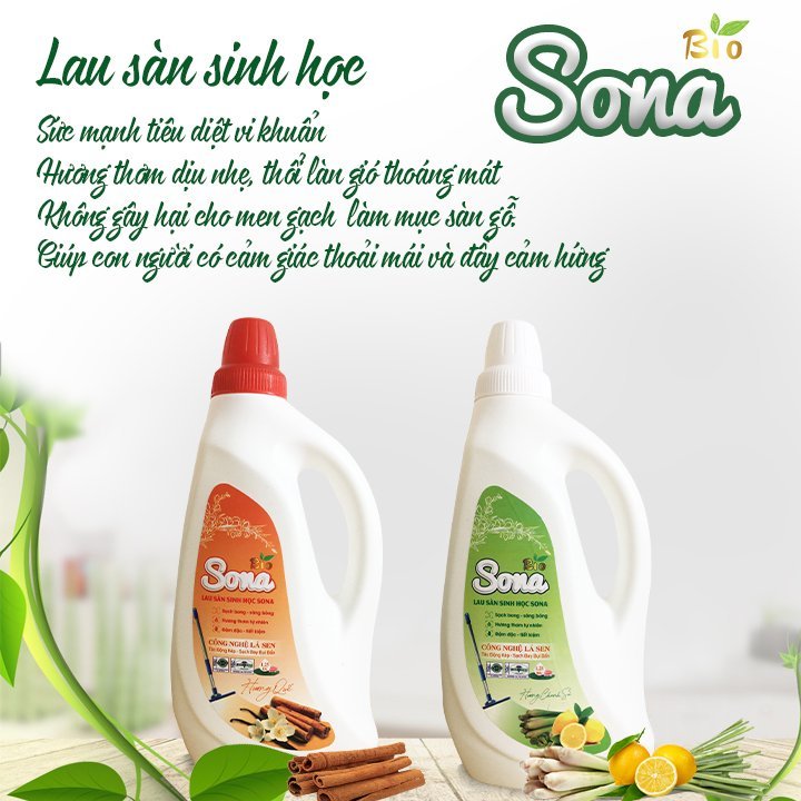 Nước Lau sàn  Sả Chanh SONA 3.6kg