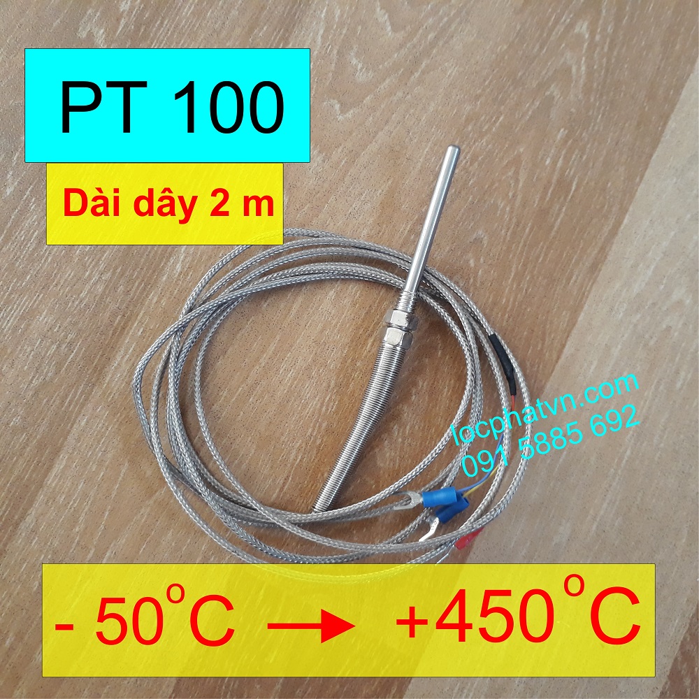Dây cảm biến nhiệt độ PT100 – Dài dây 2m
