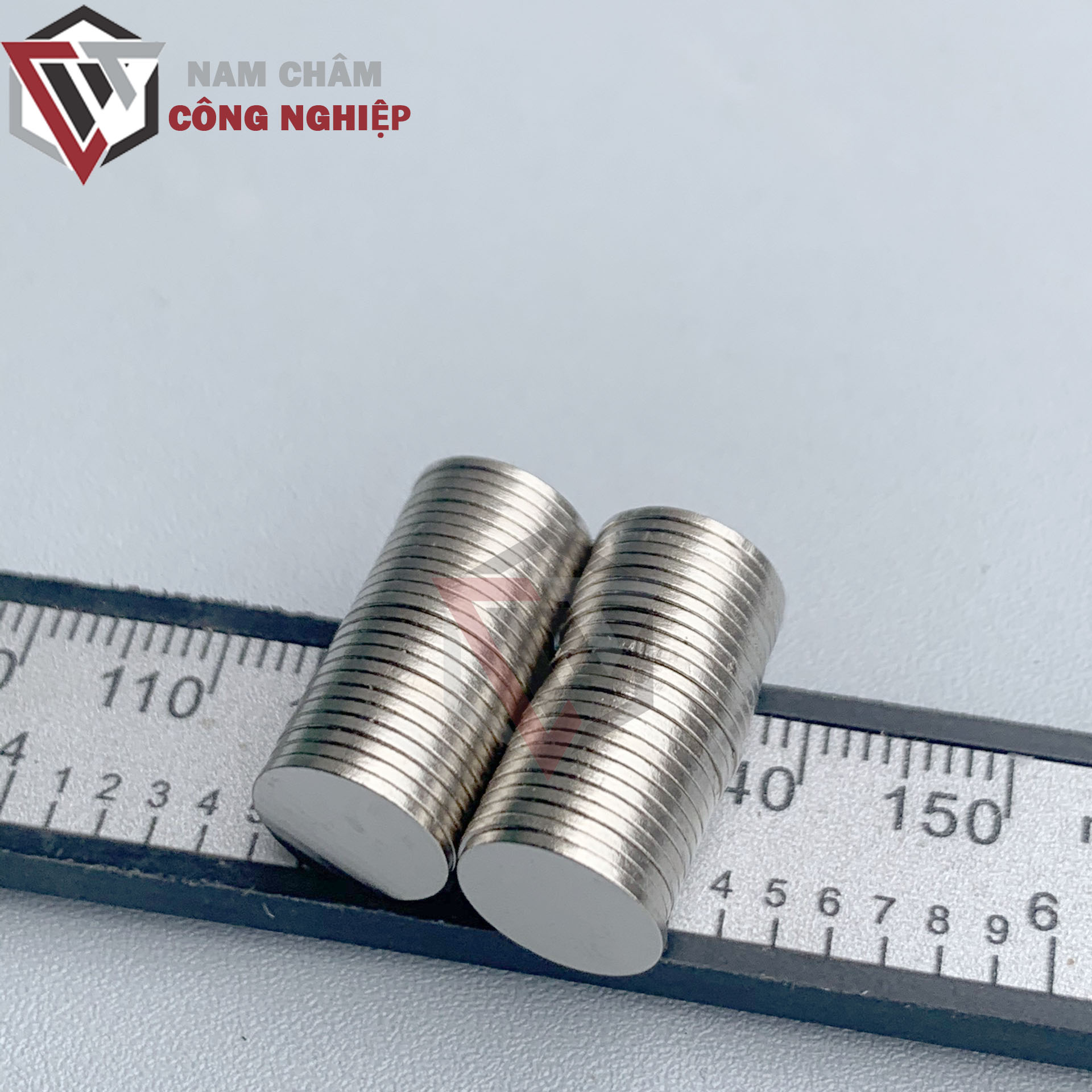 10 Viên nam châm tròn 10x1mm nam châm đất hiếm