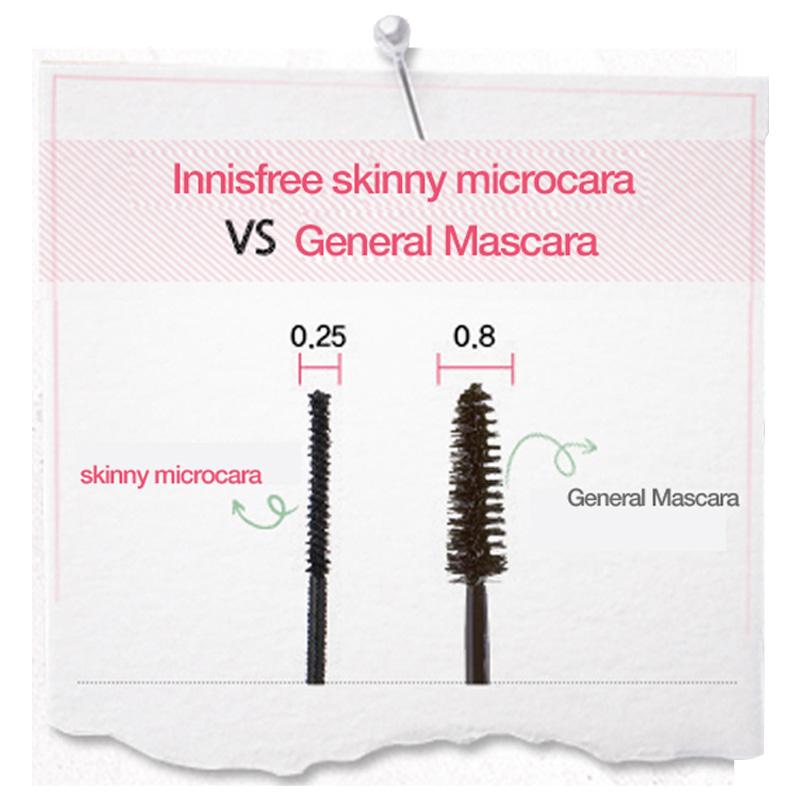 [HCM]Mascara siêu mảnh Innisfree Skinny Microcara