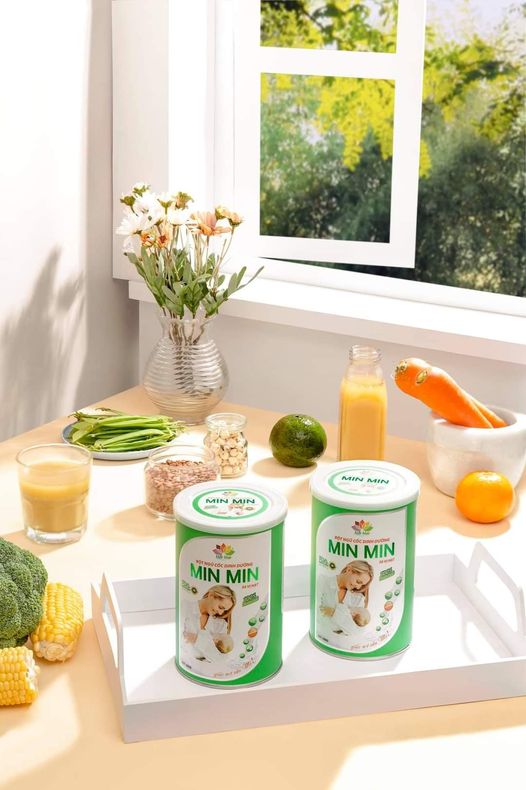 2 hủ ngũ cốc min min  30 hạt lợi sữa