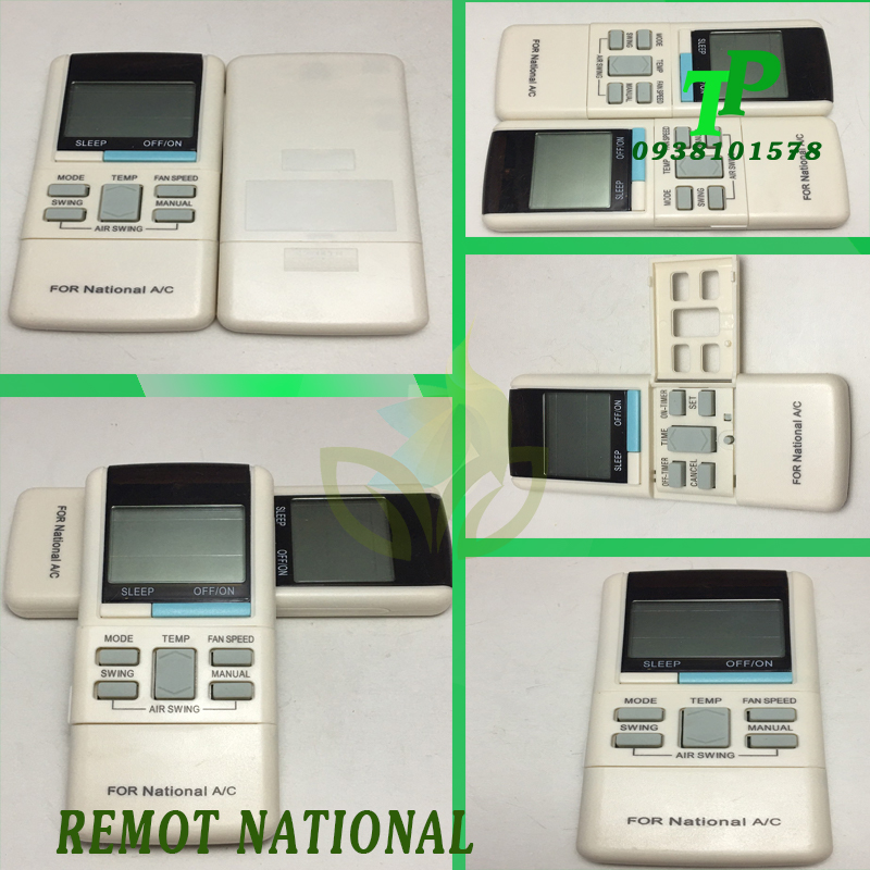Điều Khiển, Remote Máy Lạnh Điều Hòa National