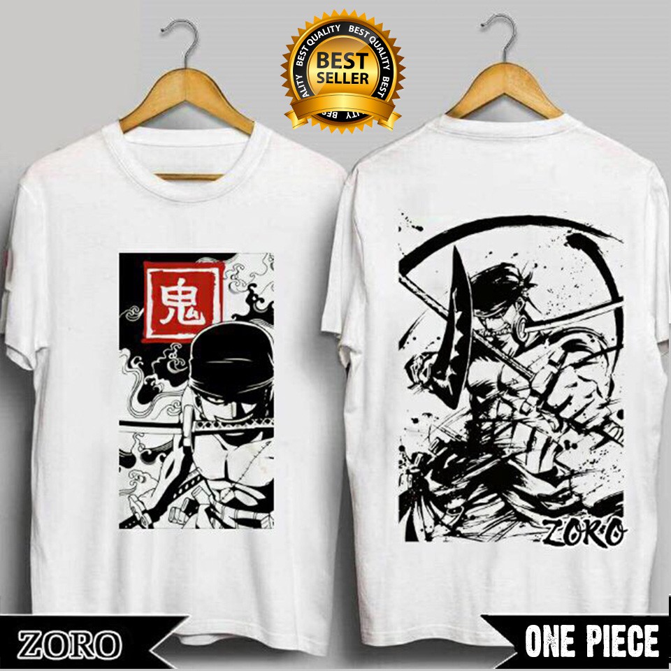 [HCM][ẢNH THẬT]  Áo Zoro Đẹp Nhất | Áo One Piece Đảo Hải Tặc Zoro Cao Cấp