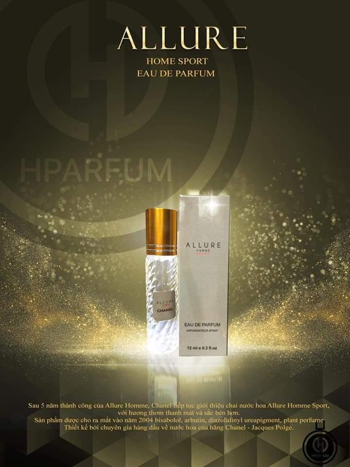 [HCM]CHANEL ALLURE Tinh Dầu Nước Hoa Pháp Hparfum [Mùi Nam]