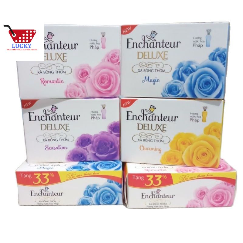 Combo 3 Cục Xà bông thơm enchanteur 90g (Ngẫu nhiên)