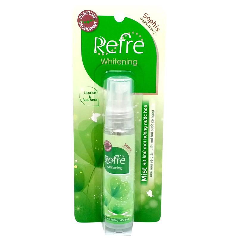 [HCM][Lấy mã giảm thêm 30%]Xịt Khử Mùi Refre Sophis - Hương Tinh Tế 30ml