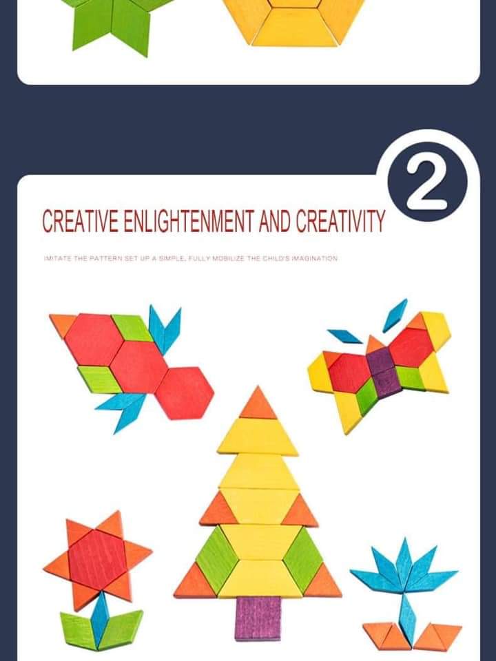 Chính hãng Mideer 250 miếng - BỘ XẾP HÌNH GỖ PATTERN BLOCK