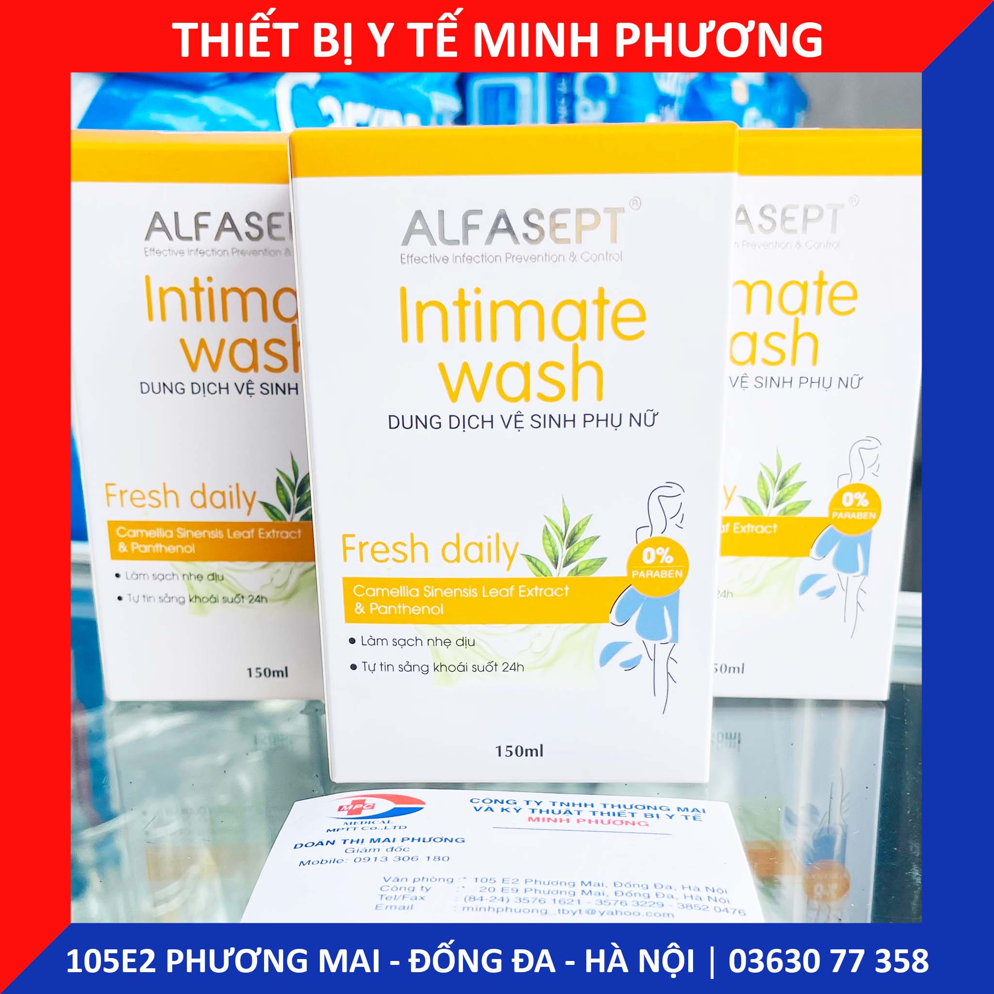 Dung dịch vệ sinh phụ nữ ALFASEPT Fresh daily