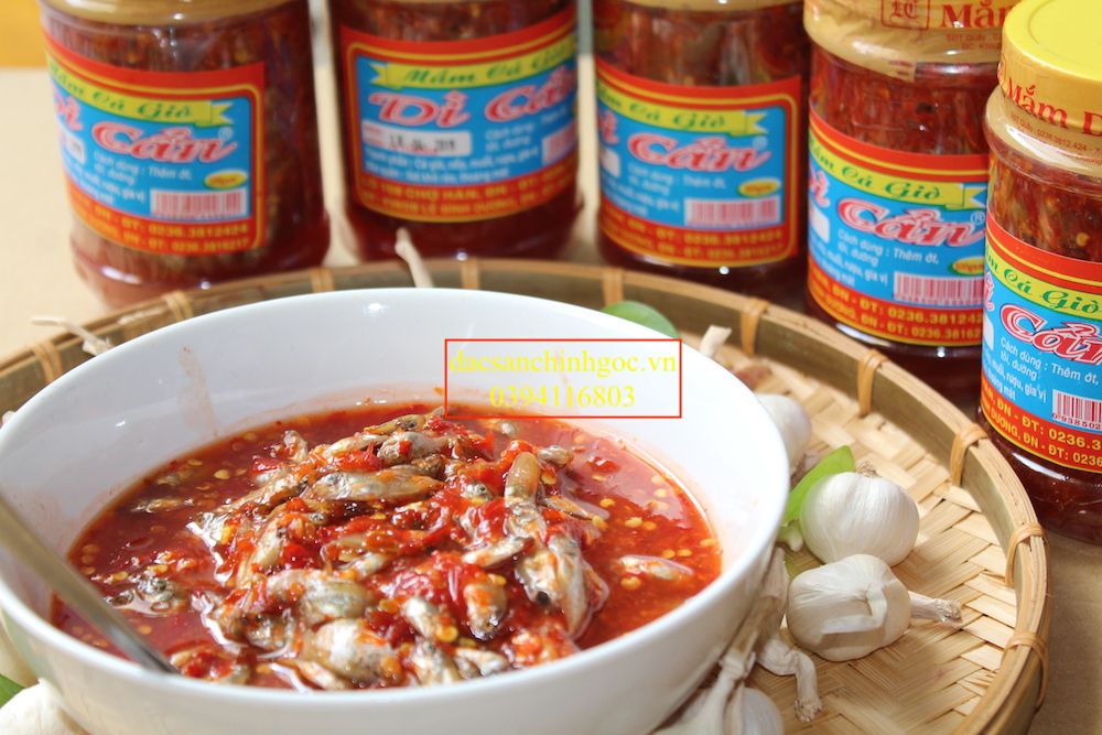 Mắm Cá Giò Dì Cẩn hũ 500gr - Đặc Sản Đà Nẵng