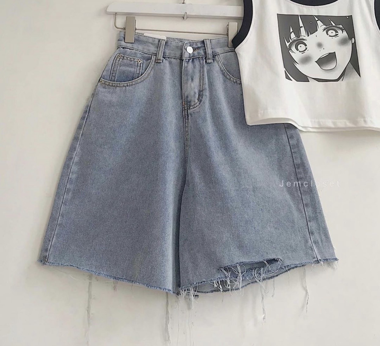 QUẦN JEANS NGỐ RÁCH 1 LINE