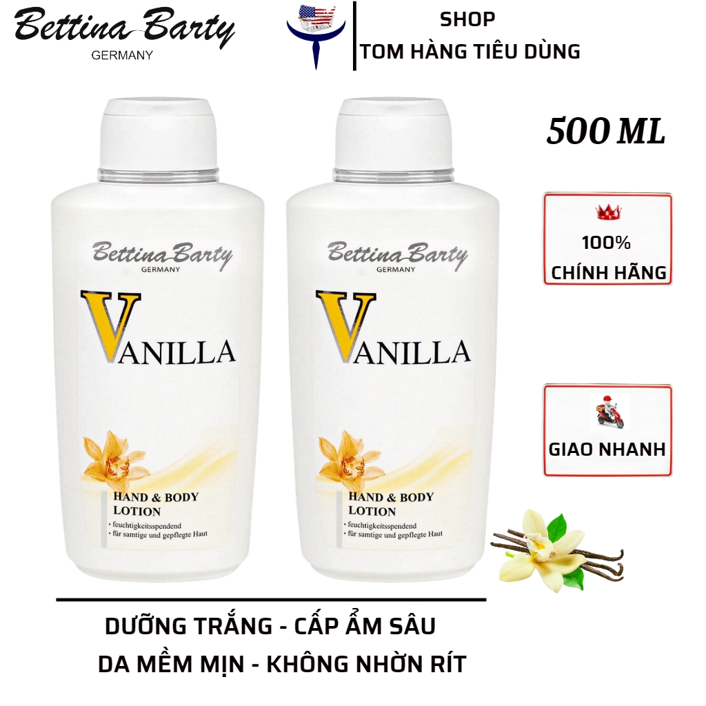 Sữa Dưỡng Thể Vanilla Bettina Barty Đức 500ml
