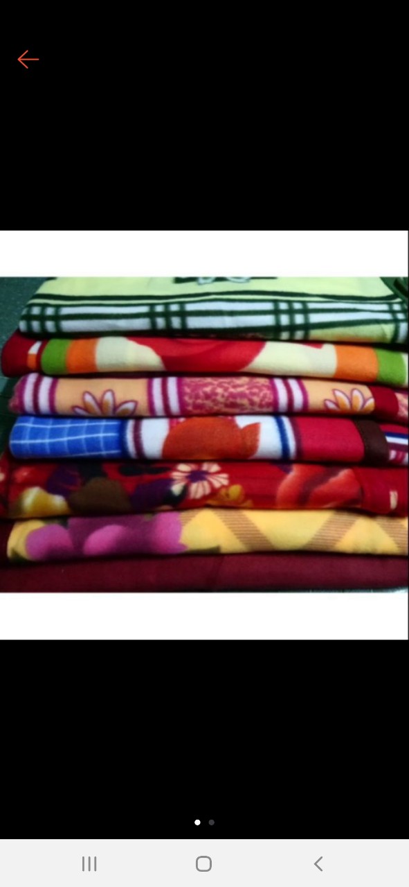 Mền nỉ 1m7x 2m1 siêu nhẹ gọn nhẹ