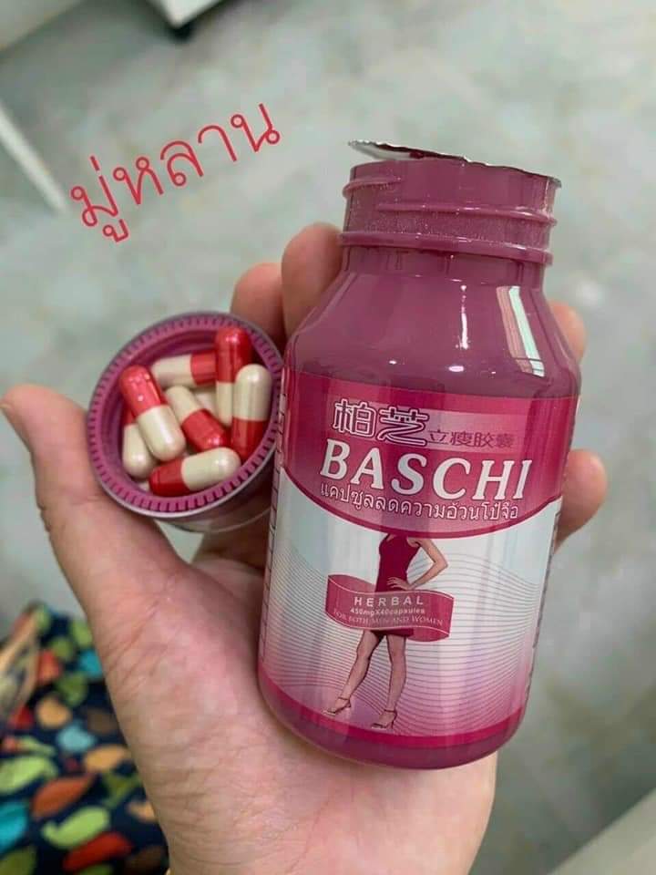 giảm cân baschi hồng lọ 40v chính hãng [ cam kết giảm 3kg đến 7kg ]