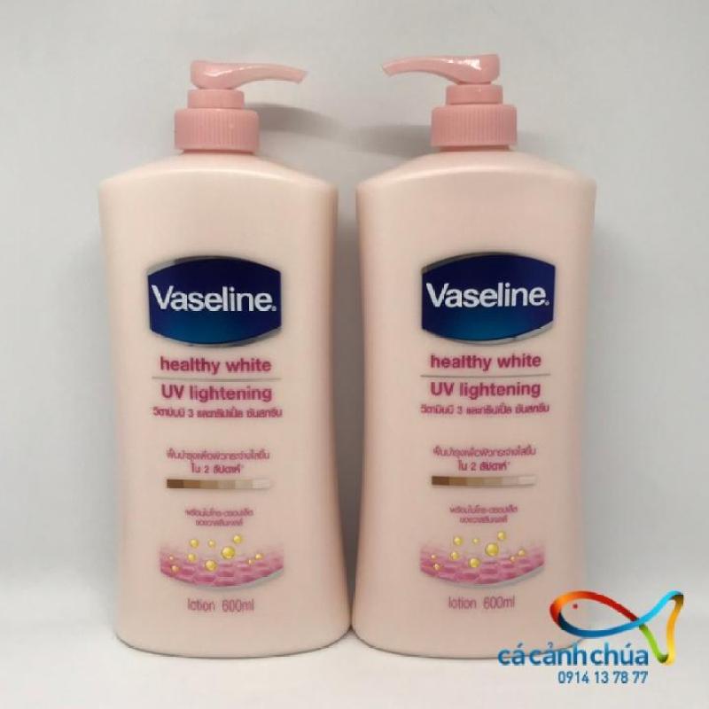 Sữa dưỡng thể trắng hồng Vaseline 600ml - Thái Lan