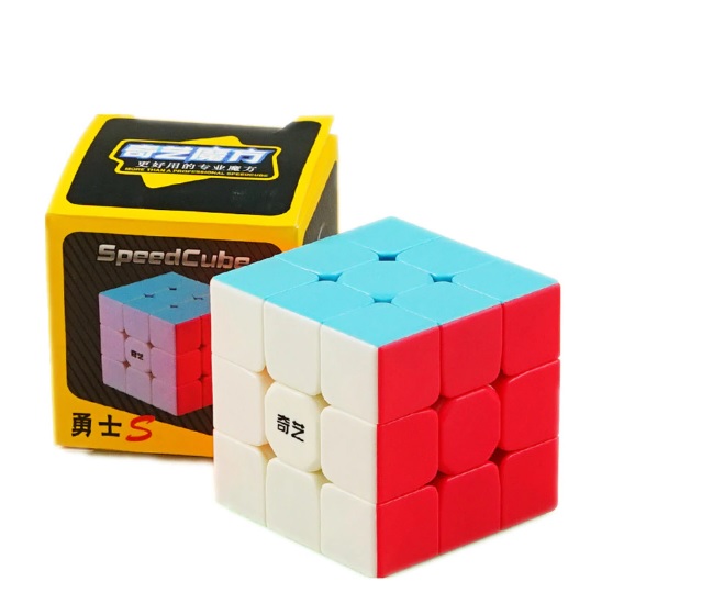 Đồ Chơi Rubik 3x3 Stickerless QiYi Warrior S