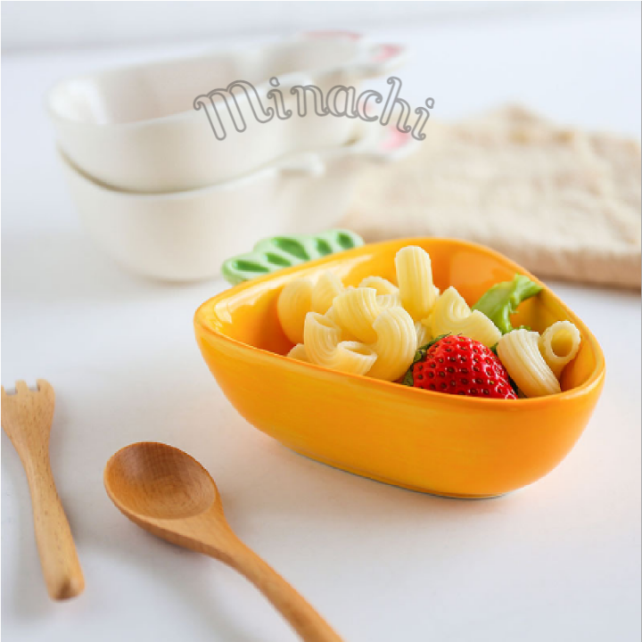 Bát Ăn Dặm Bát Gốm Sứ Cao Cấp Hình Thú,Hoa Quả Cho Bé