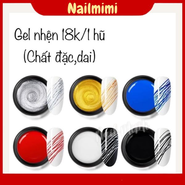 Gel nhện trang trí móng siêu dai 8ml