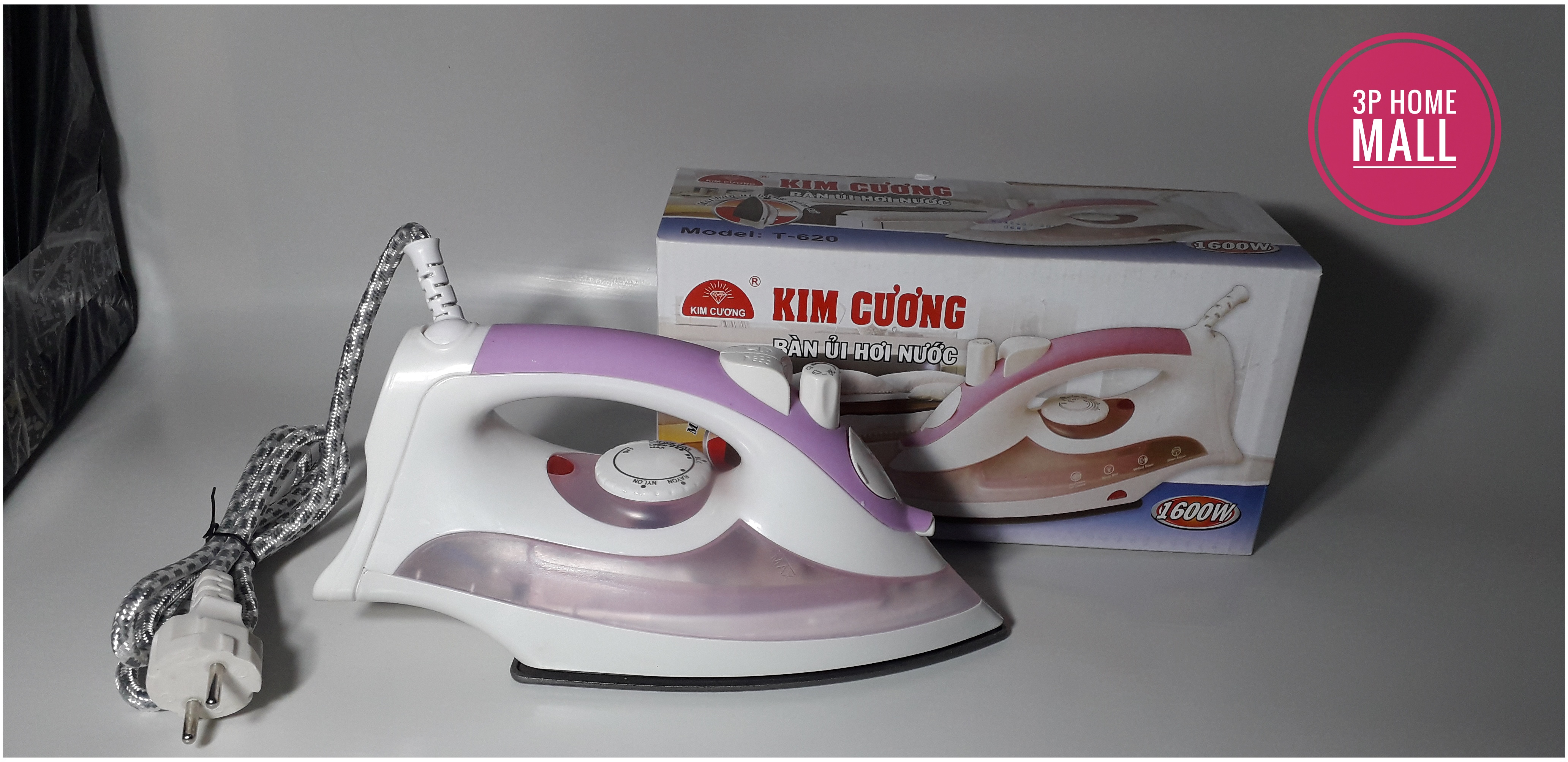 [HCM]Bàn ủi hơi nước kim cương T-620