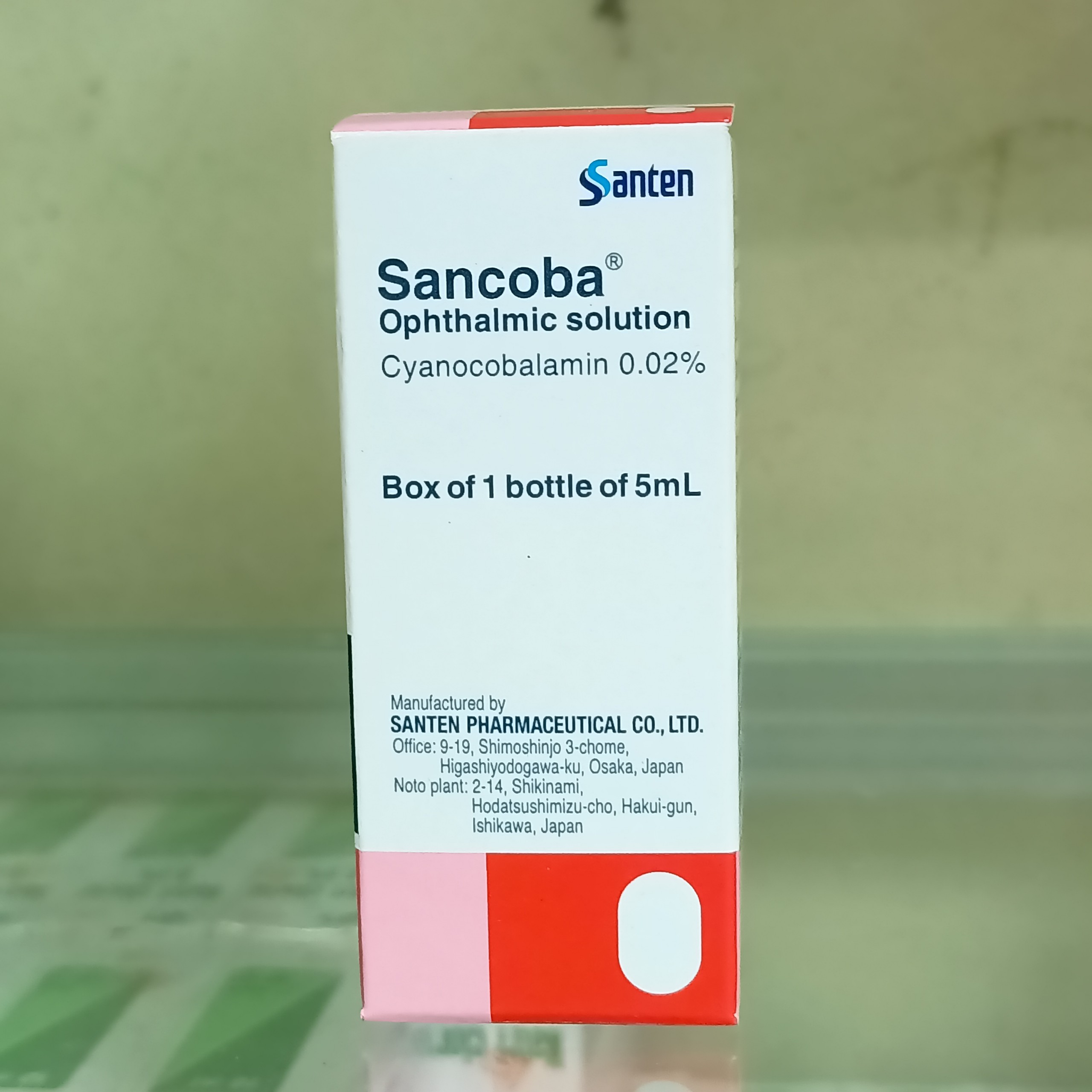 DUNG DỊCH NHỎ MẮT SANCOBA LỌ 5ML GIẢM MỎI MẮT