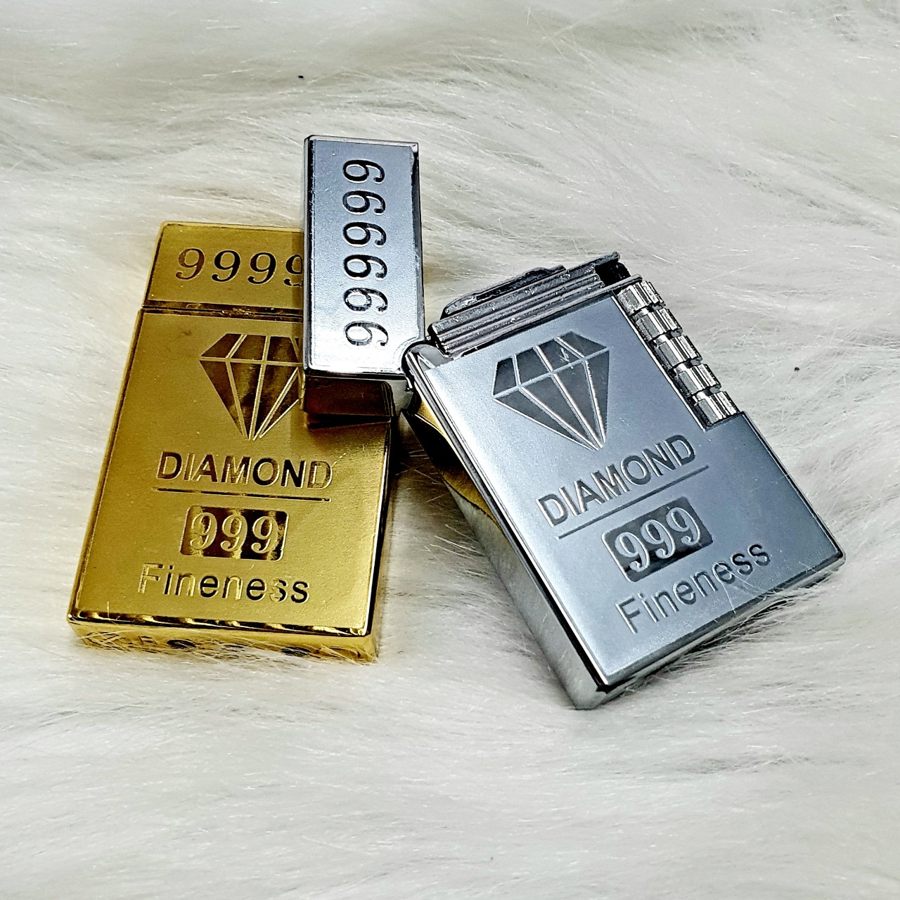 Bật Dupont Kim Cương 999 ( Màu Vàng, Bạc ) Sưu Tầm Độc Lạ, Quà Tặng Hottrend